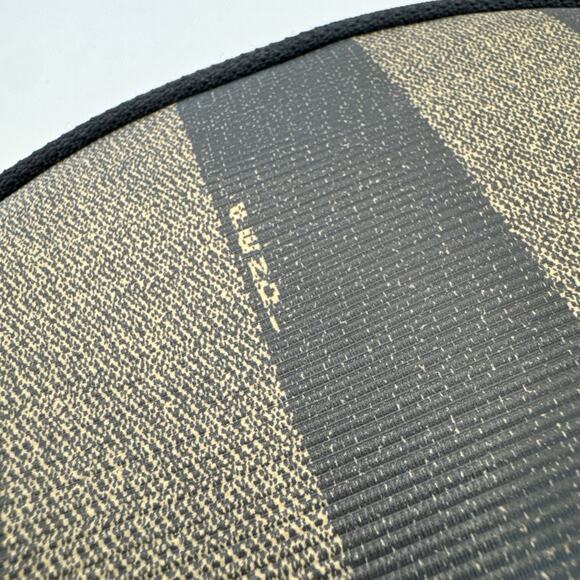 Fendi 80's Vintage Pequin Cosmetic bag 4x6 w/ Certificate of Auth PRISTINE cond - Picture 11 of 13